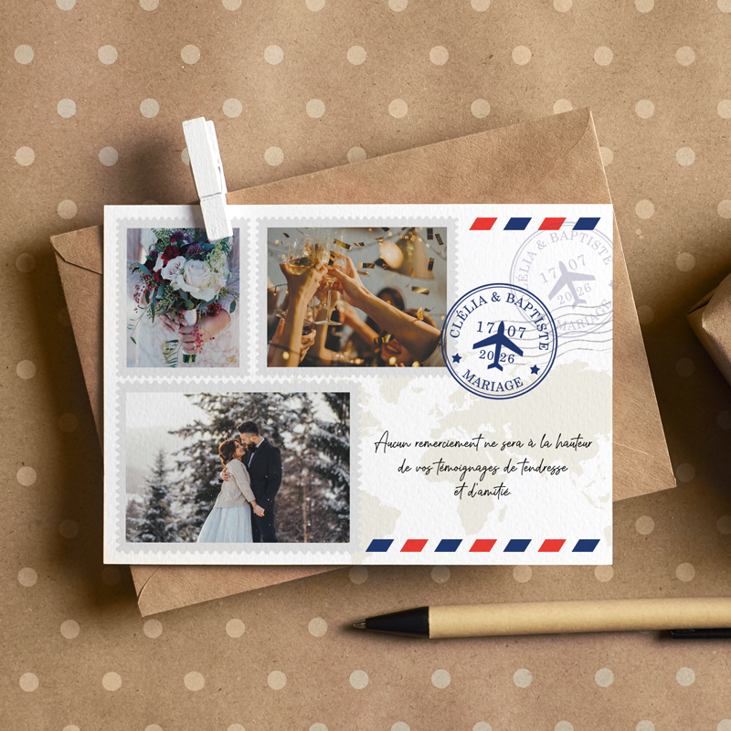  Carte cadeau  - Imprimer - Enveloppe Merci