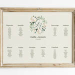 Affiche Plan de table Ceremony