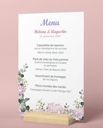 menu-mariage-hortensia-couleur-personnalisable