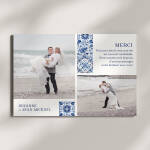 Carte Remerciement mariage Azulejos