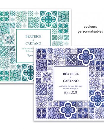 faire-part-mariage-azulejos-couleurs-personnalisables