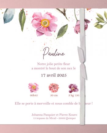 faire-part-naissance-jolies-fleurs-verso-ruban