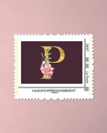 timbre-personnalise-naissance-bapteme-jolies-fleurs