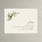 Carton invitation Nature Florale