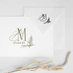 Tampon et Logo Mariage Nature Florale