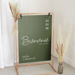 Panneau Bienvenue Mariage Polychrome