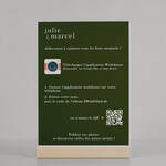 Carte Instruction WedShoots Polychrome