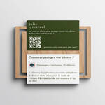 Mini Cartes Instruction WedShoots Polychrome