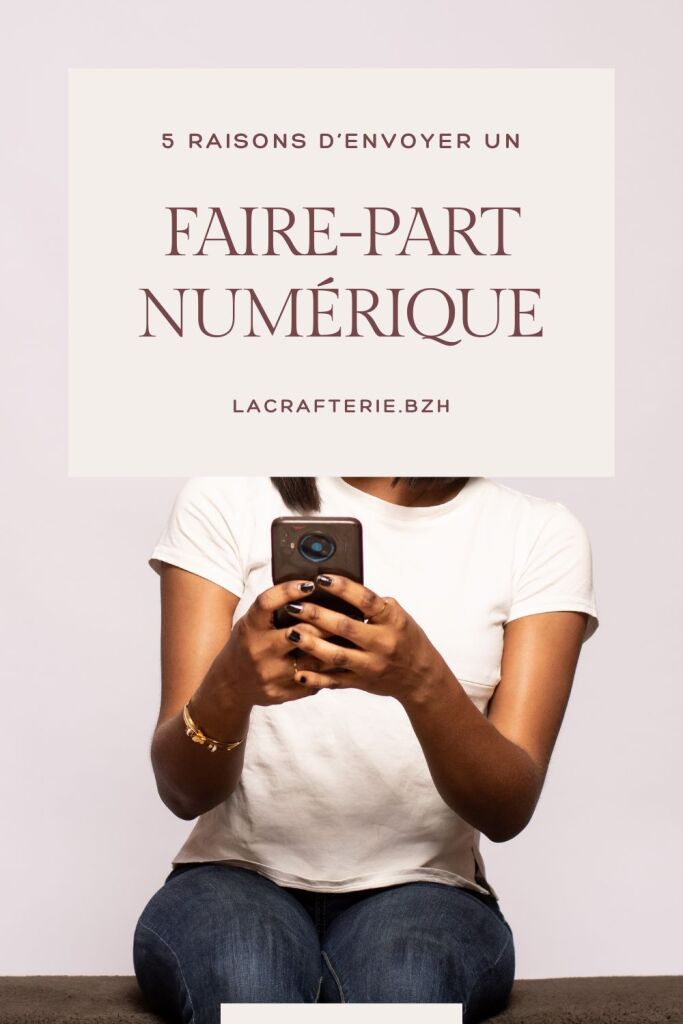 5 raisons d’envoyer un faire-part numérique - Infographie à épingler