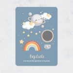 Carte à gratter demande Parrain/Marraine Montgolfière