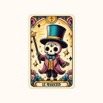 Carte à gratter Tarot "Le magicien"