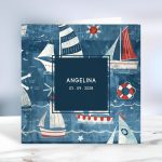 Faire-part Bateau à voiles