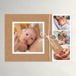 Faire-part naissance Kraft
