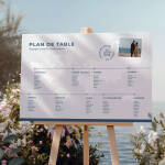 Plan de table thème voyage Première de Luxe