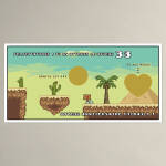 Carte à gratter Pixel Désert