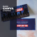 Carte Cadeau Disneyland Super Héros à imprimer - Canva