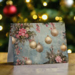 Carte de Vœux de Noël * Pastel vintage