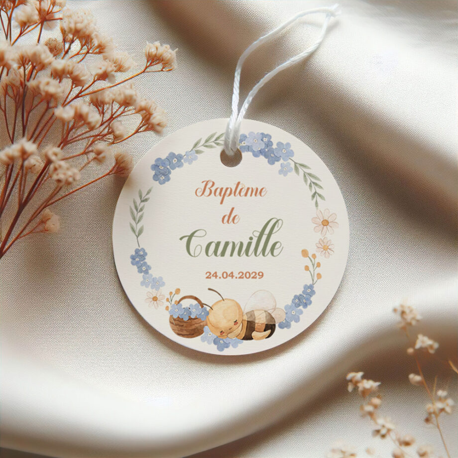 Étiquette Cadeau Petite Abeille