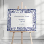 Panneau Bienvenue Mariage Bloom